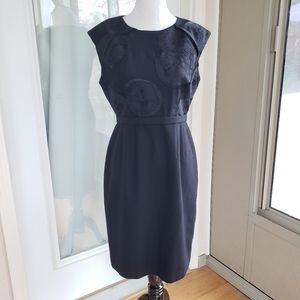 Elie Tahari Sleeveless Wool Blend Dress